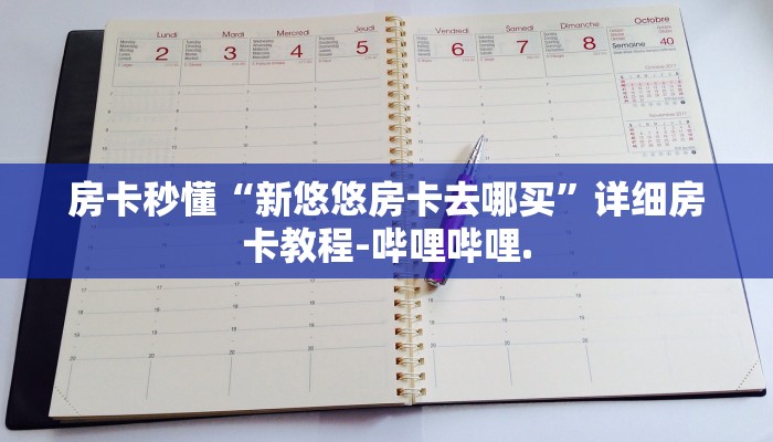 房卡秒懂“新悠悠房卡去哪买”详细房卡教程-哔哩哔哩.